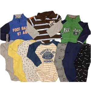 Boys 12-18M Carters Fall, Winter 10 PCs Bundle
